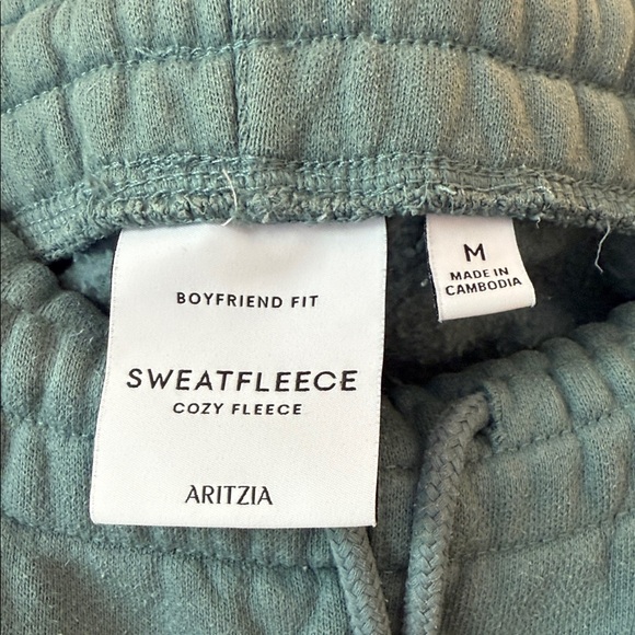 Aritzia boyfriend fit sweatpants - Teal - Picture 3 of 4